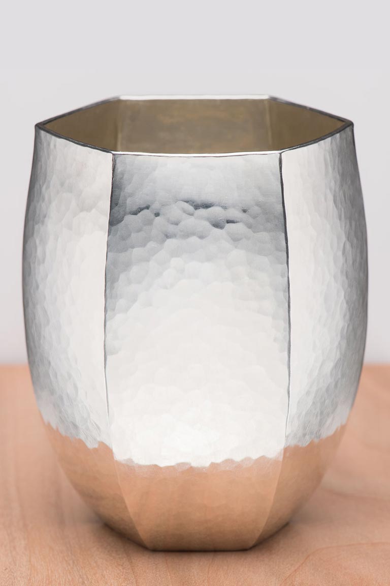 純銀六角グラス